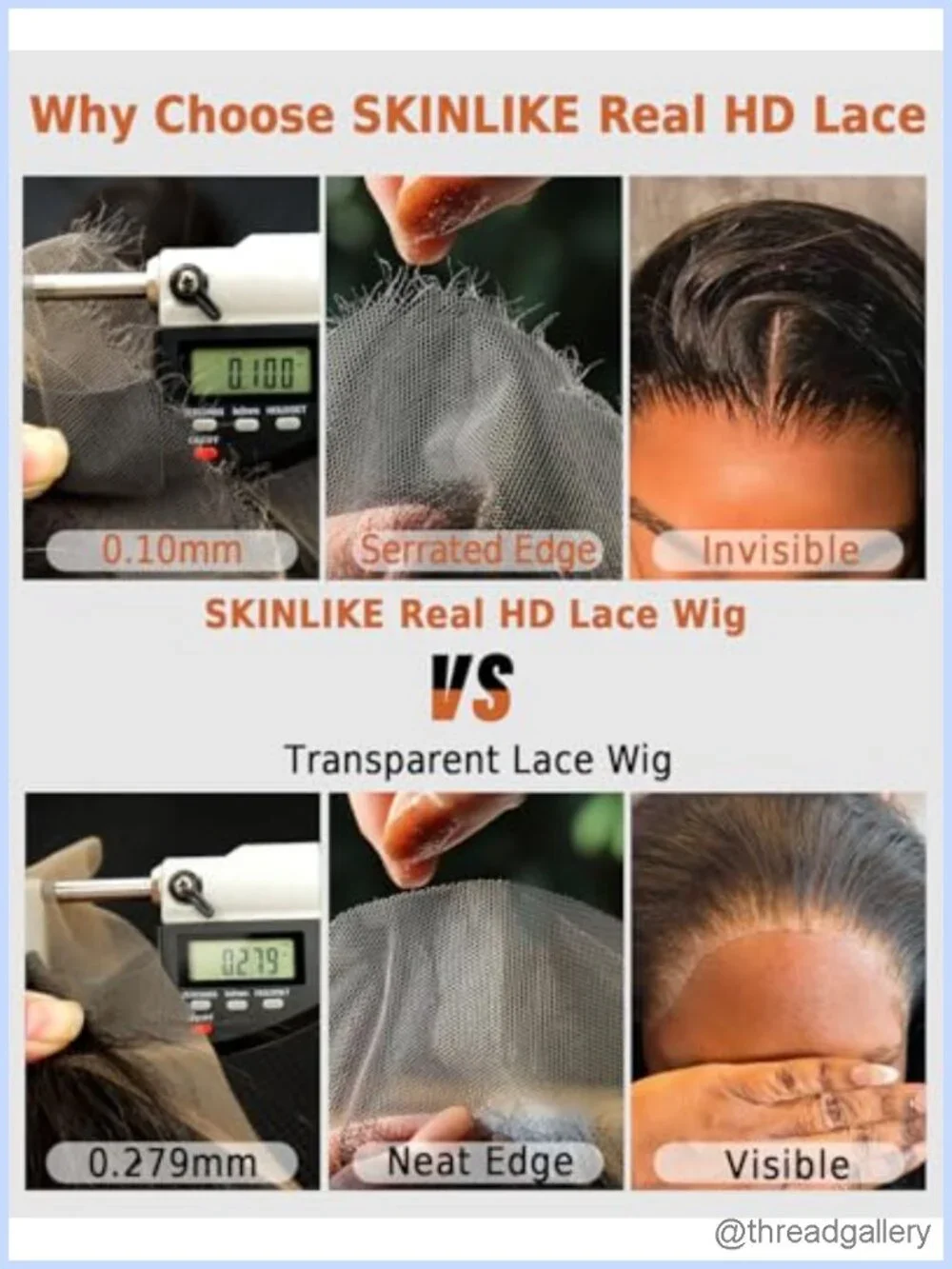 13x6 HD Lace Front Wig, 250% Density Human Hair, Pre-Plucked Bleached Knots,